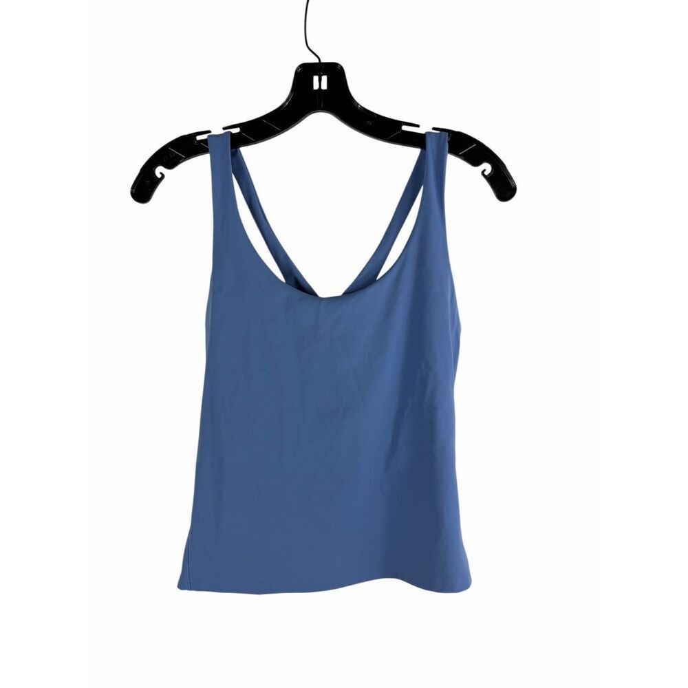 SPANX® Get Moving Contour Crossback Shelf Tank- Cornflower- L